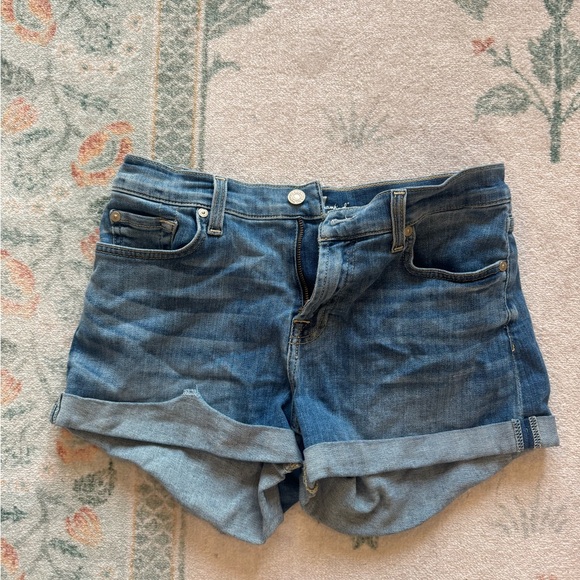 7 for All Mankind Denim Shorts - Picture 1 of 3